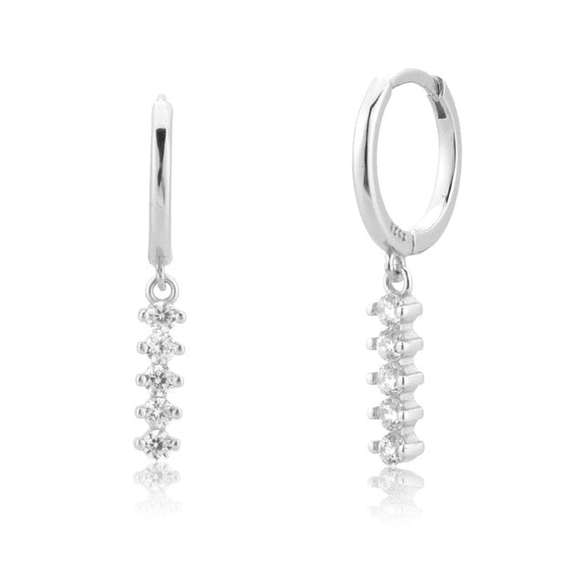 Orecchini Litza White Argento