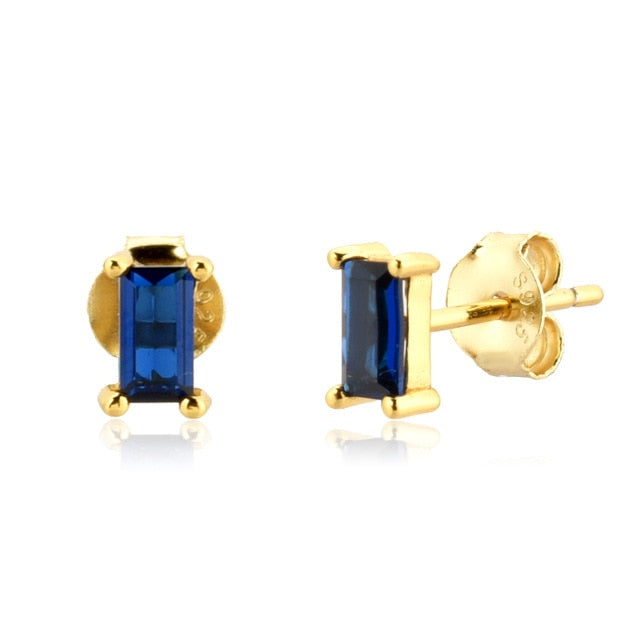 Mini Phoebe Blue Earrings 