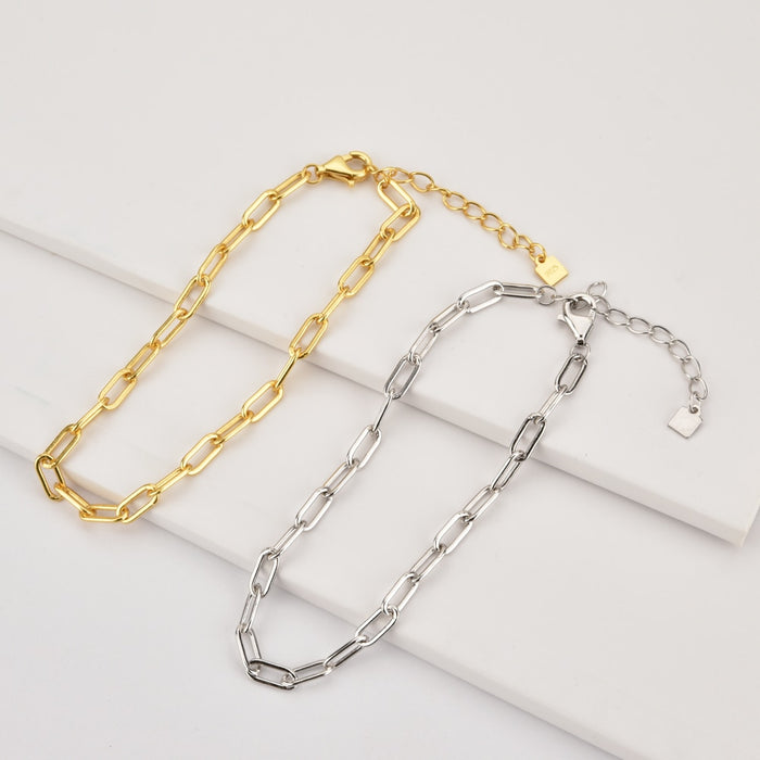 Bracciale maglie Argento