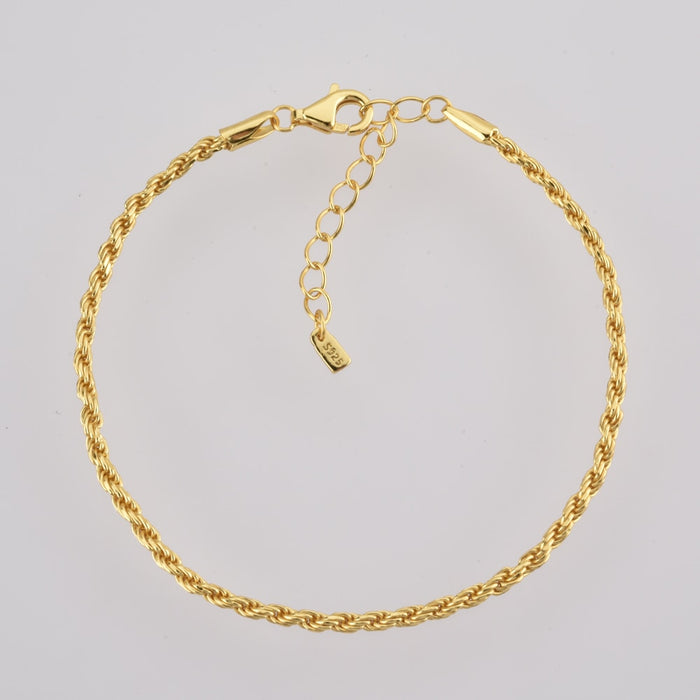Gold Cord Bracelet 