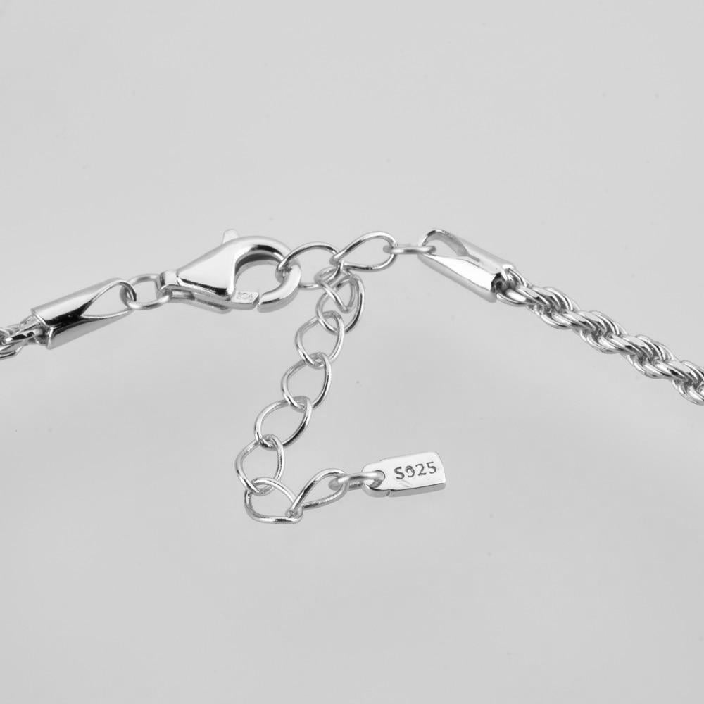 Silver Cord Bracelet 