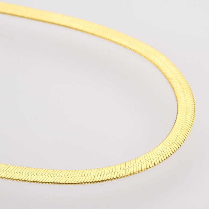 Bracciale a maglie Snake in oro