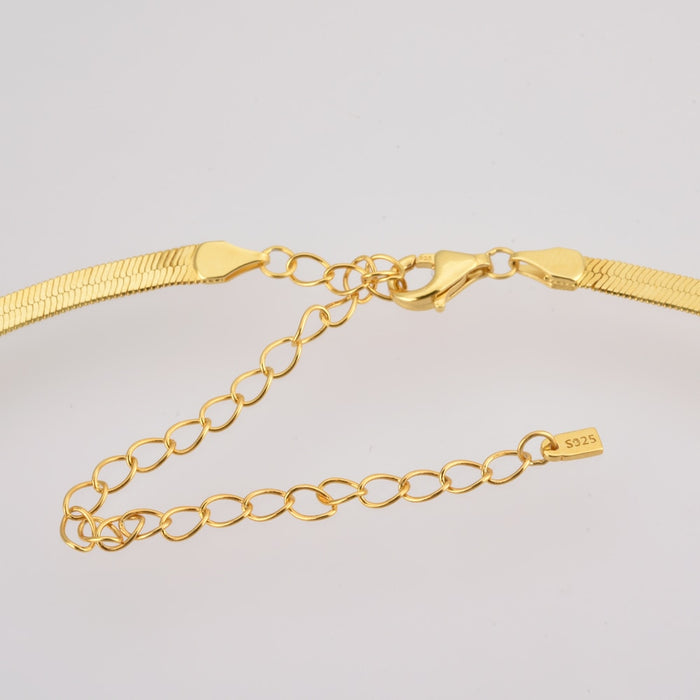 Bracciale a maglie Snake in oro