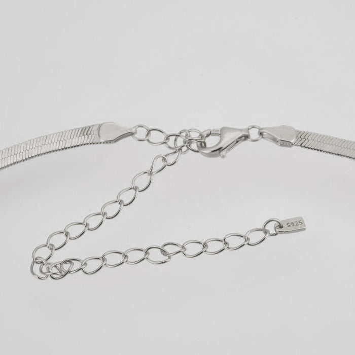 Bracciale Catena Serpente Argento