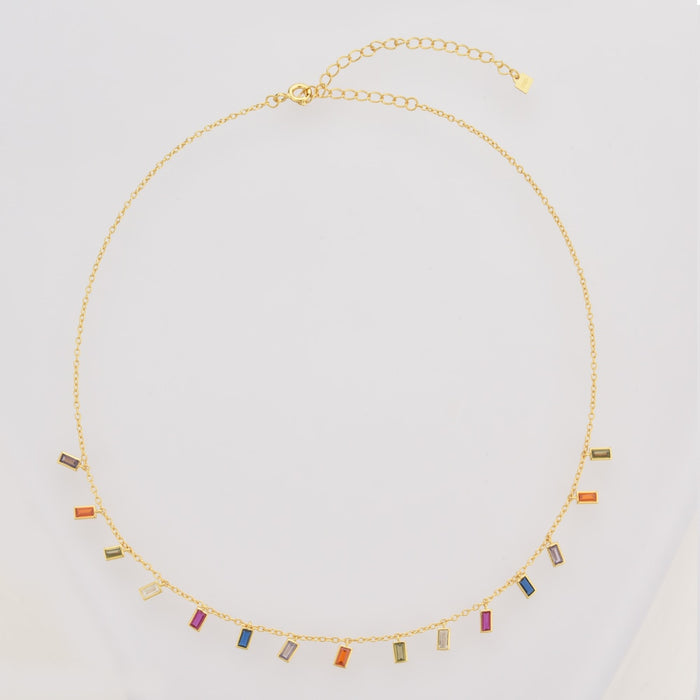 Phoebe Colors Gold Necklace 