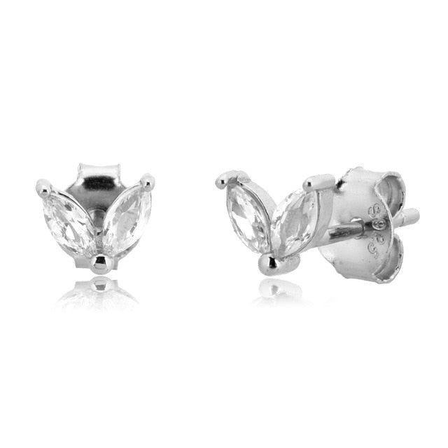 Orecchini Blossom White Argento