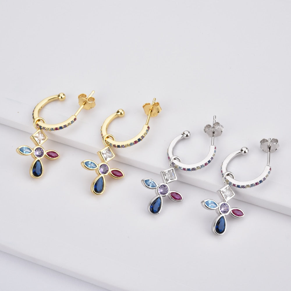 Aros Drop Briseida Plata