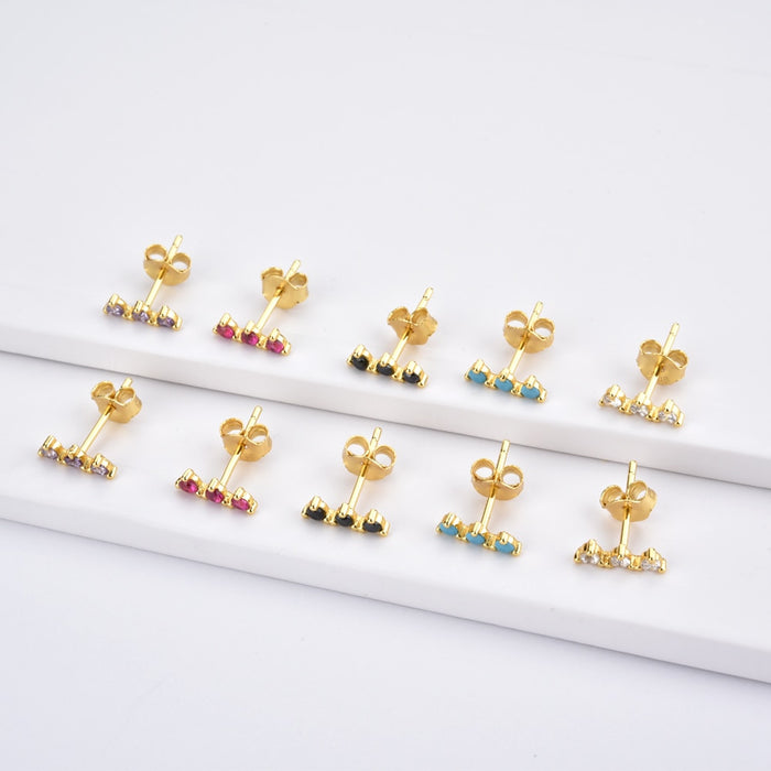 Orecchini Black Minis Oro