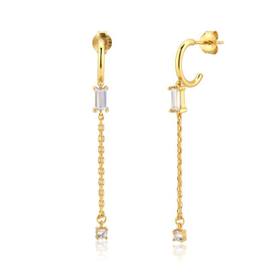 Orecchini Eva White Oro