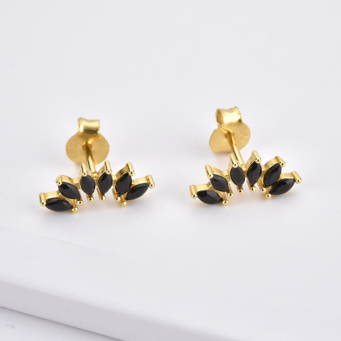 Orecchini pendenti Tabita Black