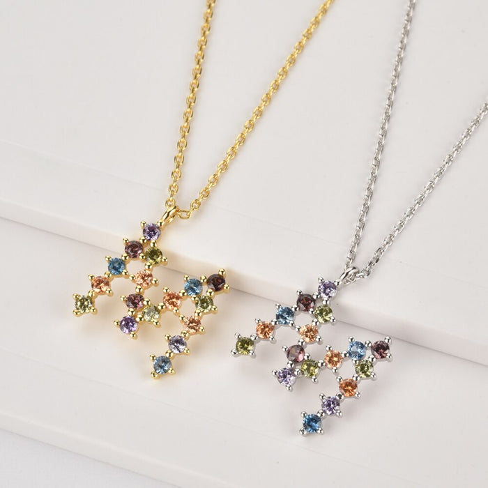 Gold Initial Candy Necklace 