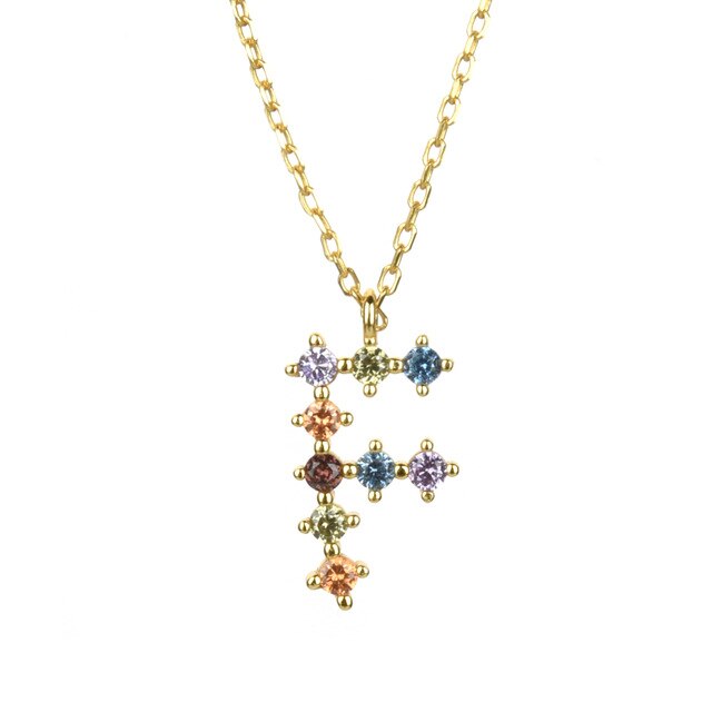 Gold Initial Candy Necklace 