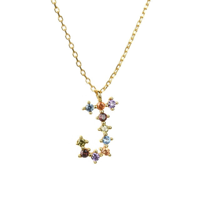Gold Initial Candy Necklace 