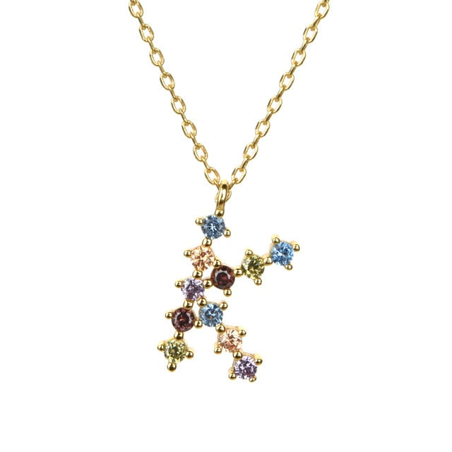 Gold Initial Candy Necklace 