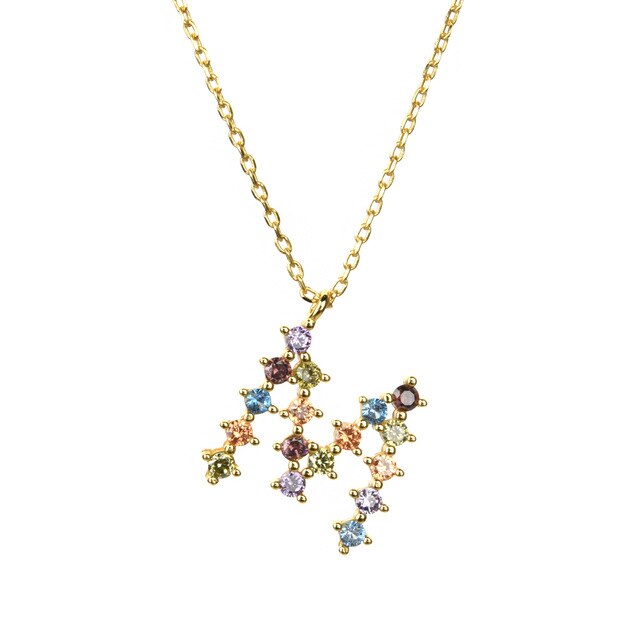 Gold Initial Candy Necklace 