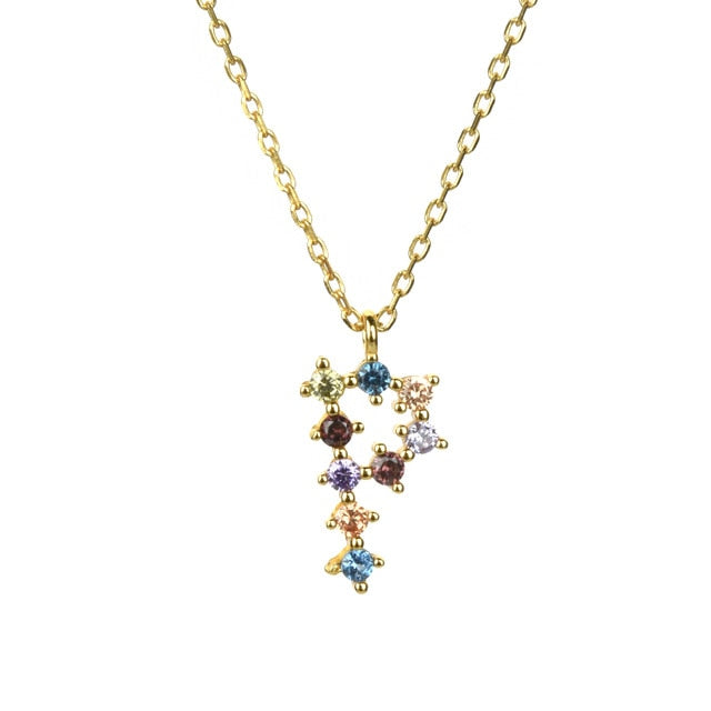 Gold Initial Candy Necklace 