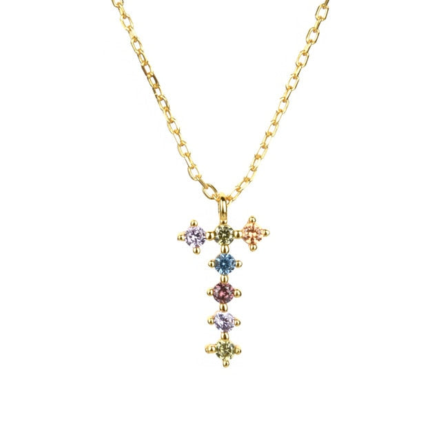 Gold Initial Candy Necklace 