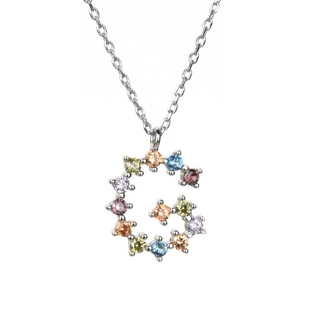 Collana Candy Iniziale Argento