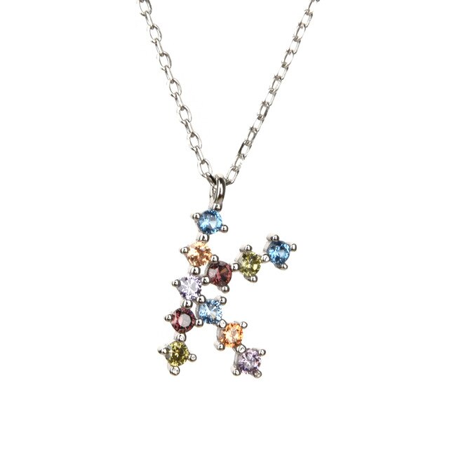Collana Candy Iniziale Argento