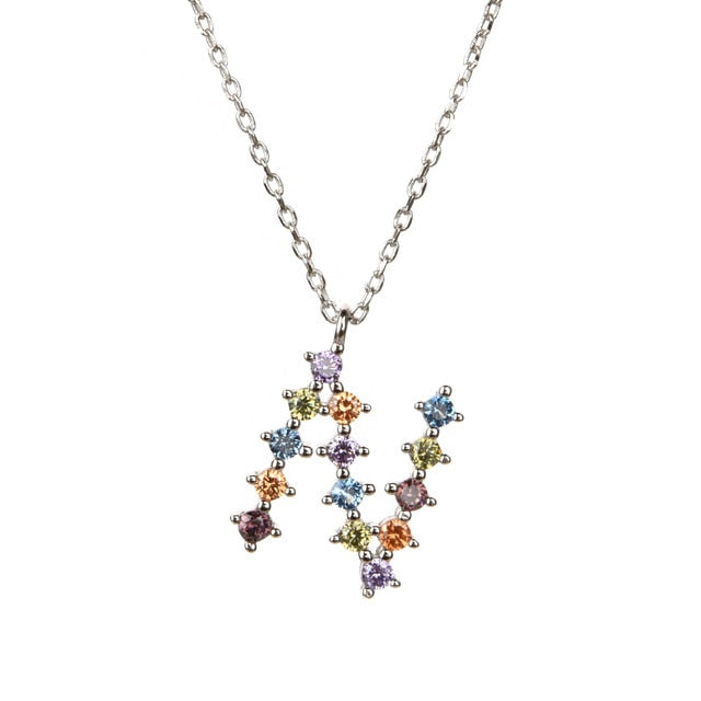 Collana Candy Iniziale Argento