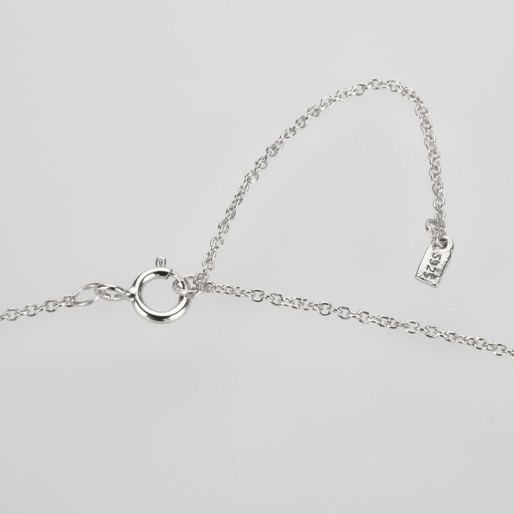 Collar White Cira Plata