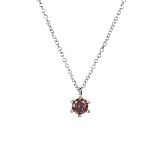 Collana Rodolite Cira Argento