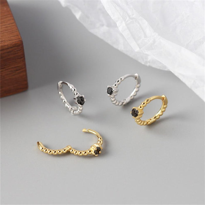 Orecchini Lis Black Oro