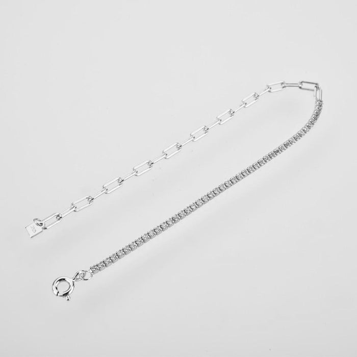 White Luxury Silver Bracelet 