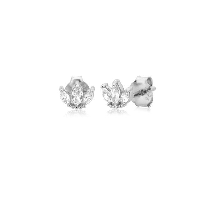 Orecchini White Tulip Argento
