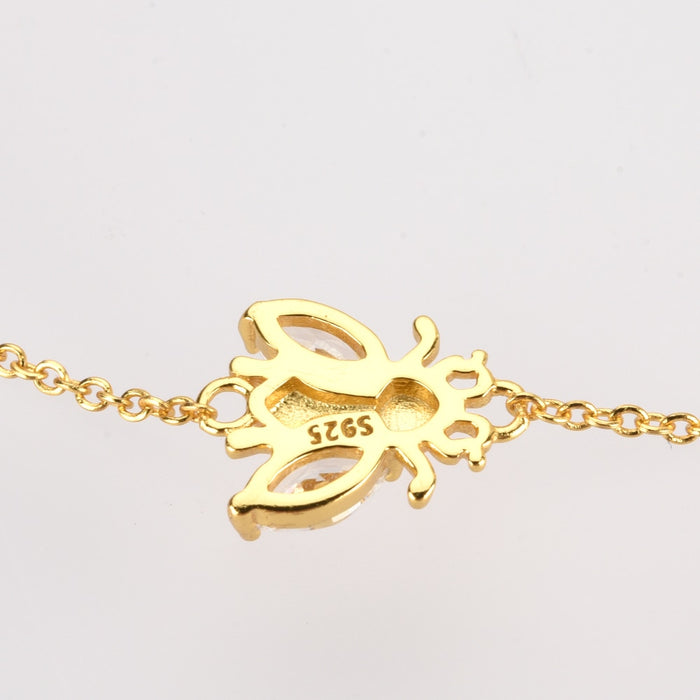 Bracciale White Beetle Oro