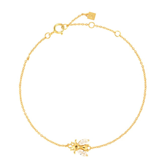Bracciale White Beetle Oro