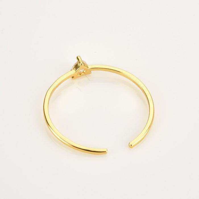 Anello Heart Champagne