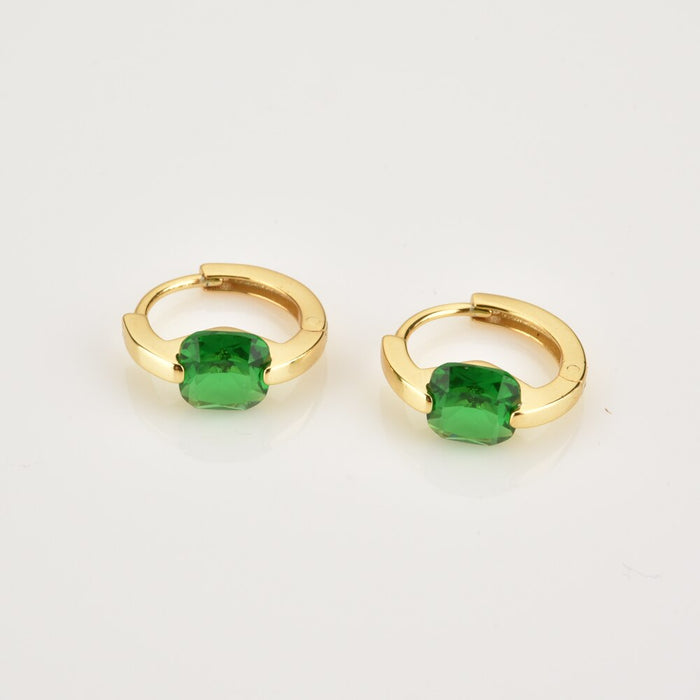Orecchini Meg Green Oro