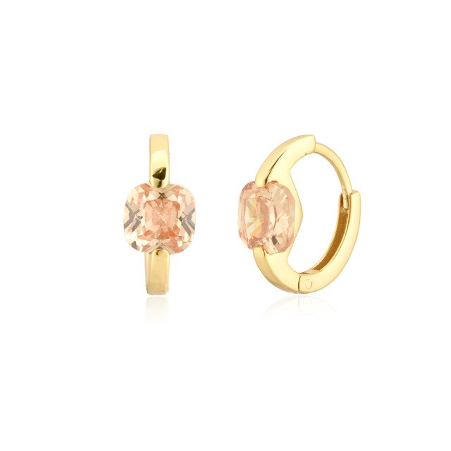 Orecchini Meg color champagne dorati