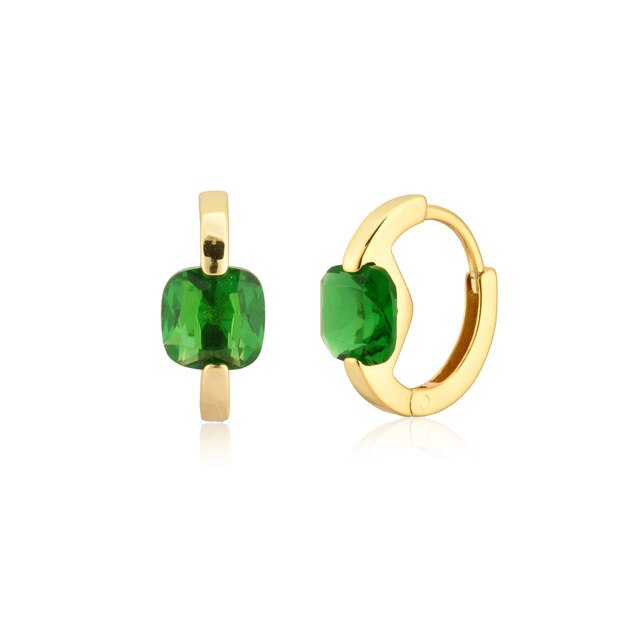 Orecchini Meg Green Oro