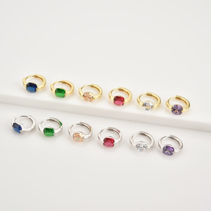 Orecchini Meg color champagne dorati