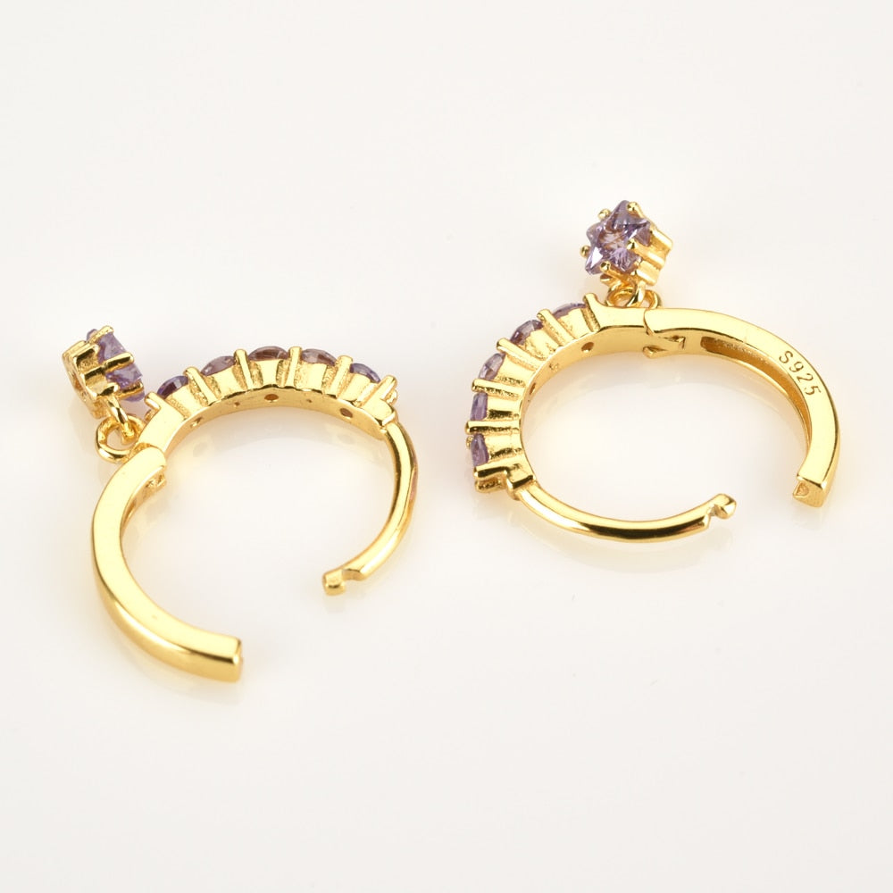 Aros Destiny Lila Oro
