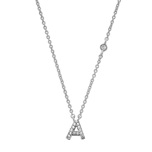 Collar Shiny Inicial Plata