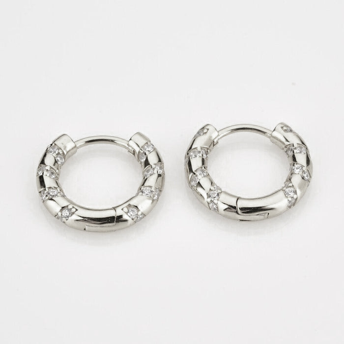 Orecchini White Neila Argento