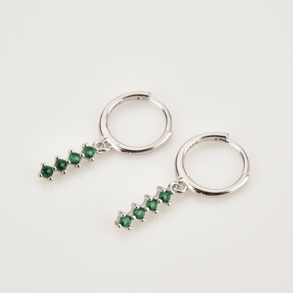Orecchini Litza Green Argento