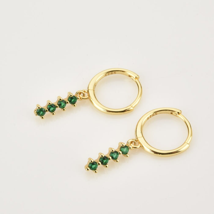 Orecchini Litza Green Oro
