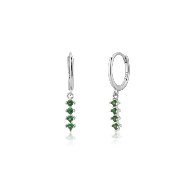 Orecchini Litza Green Argento
