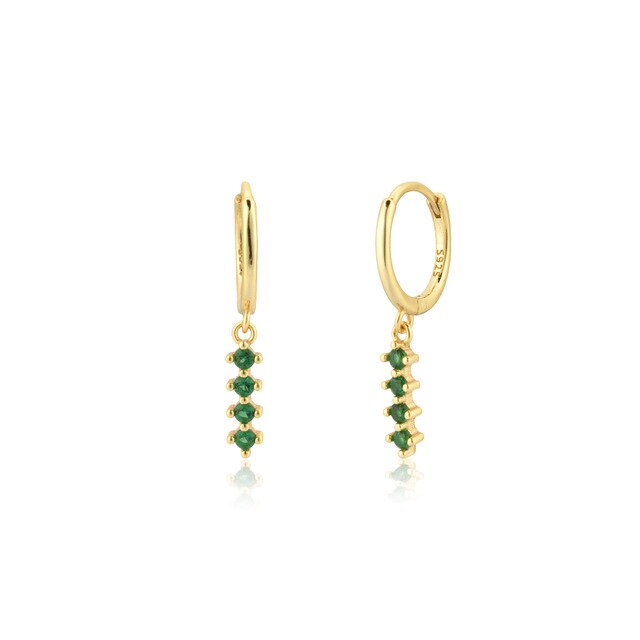 Orecchini Litza Green Oro