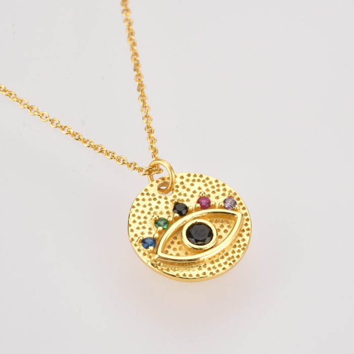 Collana Colorful Eye Argento
