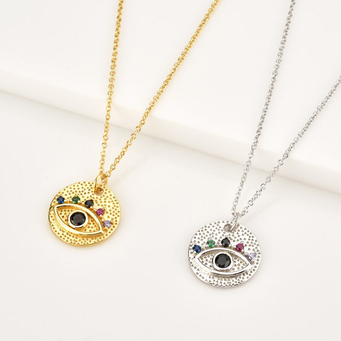 Collana Colorful Eye Argento