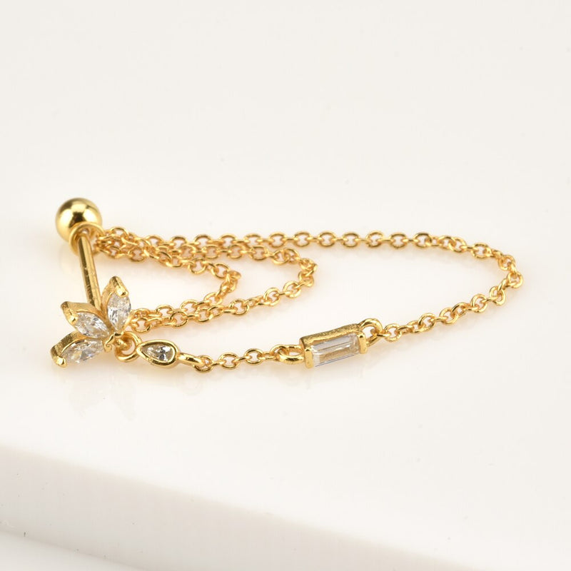 Orecchini pendenti Jasmine Oro