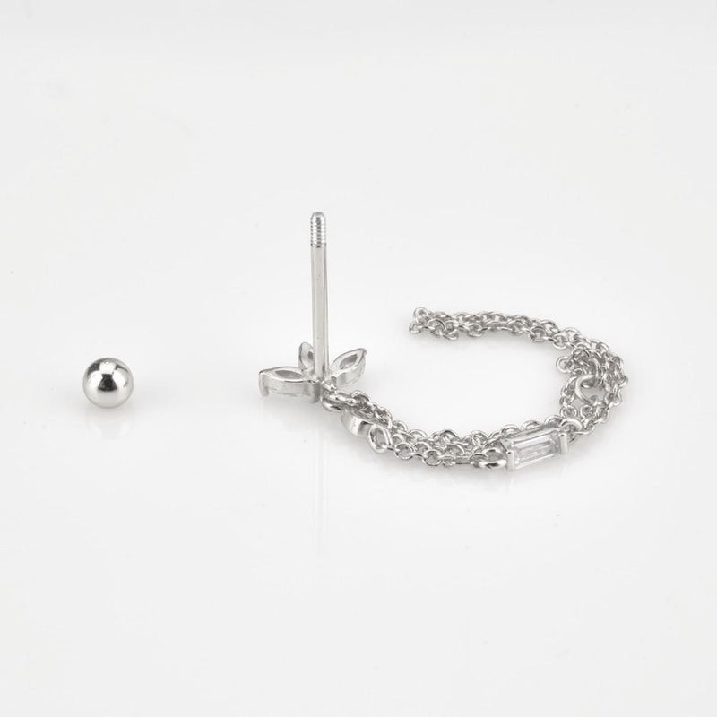 Orecchini Jasmine Argento