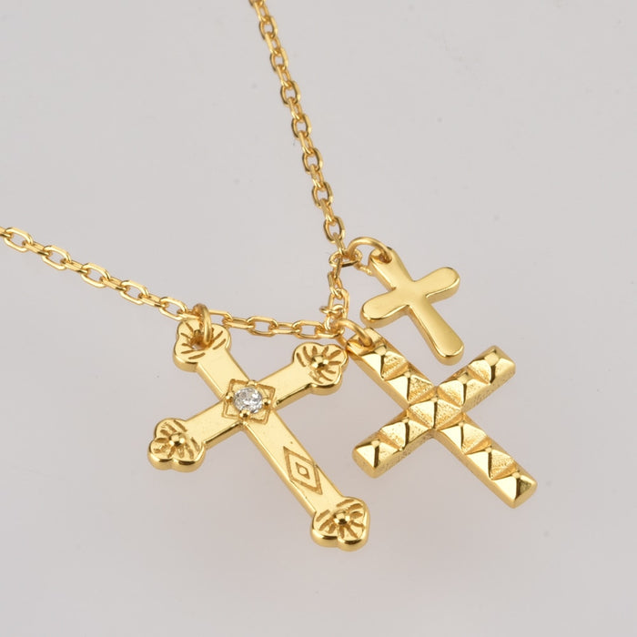Collana Croce Oro