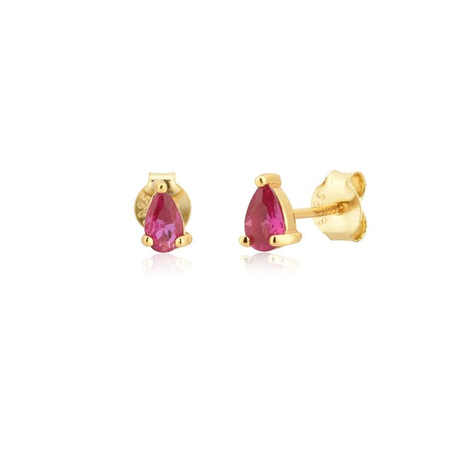Orecchini Pendenti Oro Rosa Goccia