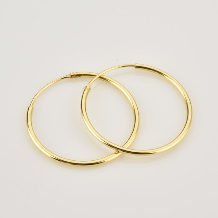 Basic Gold Hoops 